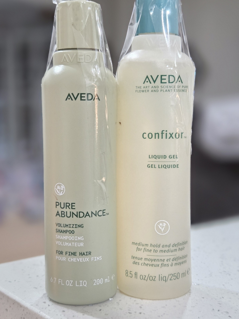 AVEDA Pure Abundance Shampoo & Confixor Gel — Duo